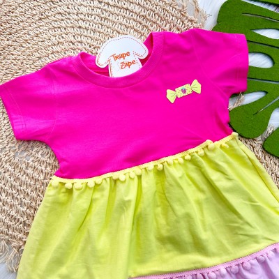 Vestido Bala de Morango Três Marias - Pink